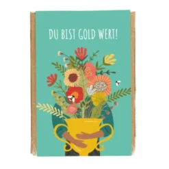 Samenbomben 4er-Set - Du bist Gold wert!