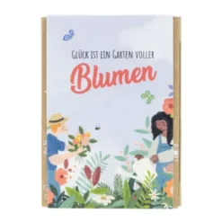 Samenbomben 4er-Set - Glück ist ein Garten voller Blumen