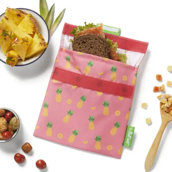 Sandwichtüte Snack´n´Go Ananas - Lunch Bag wiederverwendbar