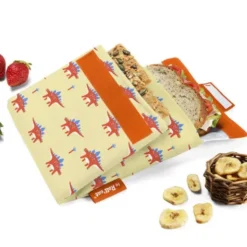 Sandwichtüte Snack´n´Go Duo Dino - Lunch Bag wiederverwendbar