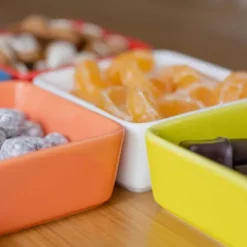 Schalenset SNACK & DIP mit Bambustablett