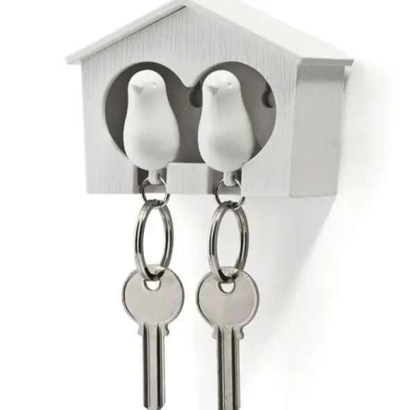 Schlüsselanhänger Duo Sparrow weiß/weiß