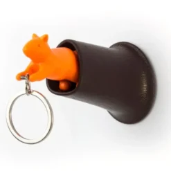 Schlüsselanhänger Eichhörnchen SQUIRREL KEYRING orange-braun