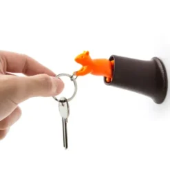 Schlüsselanhänger Eichhörnchen SQUIRREL KEYRING orange-braun