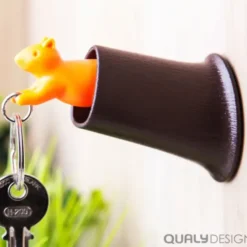 Schlüsselanhänger Eichhörnchen SQUIRREL KEYRING orange-braun