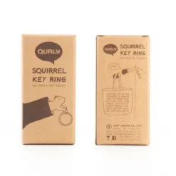 Schlüsselanhänger Eichhörnchen SQUIRREL KEYRING grün-braun