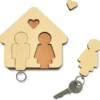 Schlüsselbrett Home Sweet Home, Mann und Frau