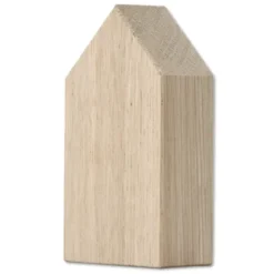 Schlüsselhalter magnetisch in Hausform – Schlüsselhaus Magnetic aus Eichenholz