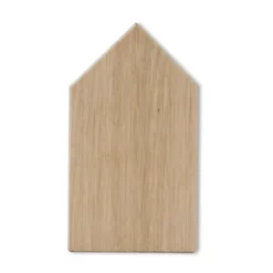 Schlüsselhalter magnetisch in Hausform – Schlüsselhaus Magnetic aus Eichenholz