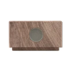 Schlüsselhalter magnetisch in Hausform – Schlüsselhaus Magnetic aus Nussbaumholz