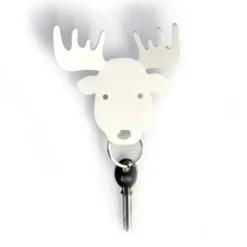 Schlüsselhalter / Schmuckhalter MOOSE magnetisch, Elch weiß