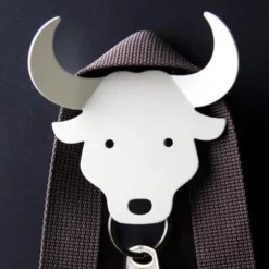 Schlüsselhalter / Schmuckhalter BULL magnetisch - weiß