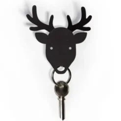 Schlüsselhalter / Schmuckhalter DEER magnetisch, Reh schwarz