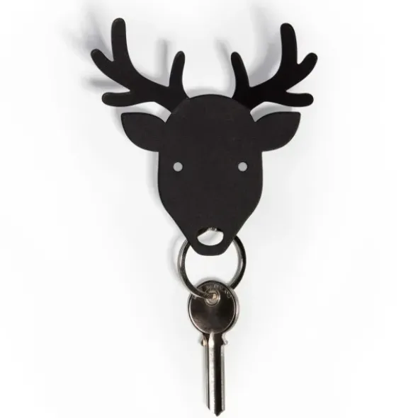 Schlüsselhalter / Schmuckhalter DEER magnetisch, Reh schwarz