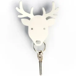 Schlüsselhalter / Schmuckhalter DEER magnetisch, Reh weiß