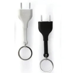 Schlüsselhalter Steckdose Double Unplug grün-orange