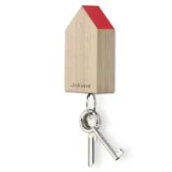 Schlüsselhaus magnetic, Eiche rot, personalisiert