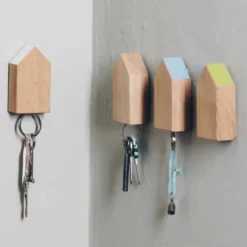 Schlüsselhaus magnetic, Eiche rot, personalisiert