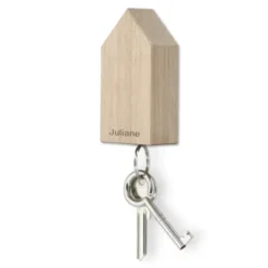 Schlüsselhaus magnetic, Eiche natur, personalisiert