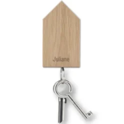 Schlüsselhaus magnetic, Eiche natur, personalisiert