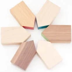 Schlüsselhaus magnetic, Eiche hellblau, personalisiert