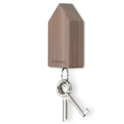 Schlüsselhaus magnetic, Nuss natur, personalisiert