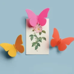 Schmetterling Magnete 3er Set – Deko Magnete zum individuellen Gestalten