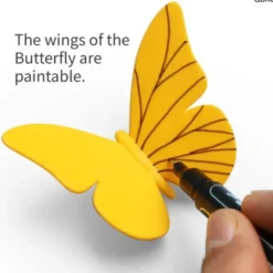 Schmetterling Magnete 3er Set – Deko Magnete zum individuellen Gestalten