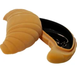 Schmuckbox Croissant mit Samtbezug