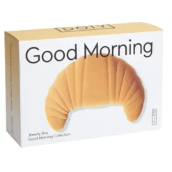 Schmuckbox Croissant mit Samtbezug