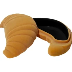 Schmuckbox Croissant mit Samtbezug