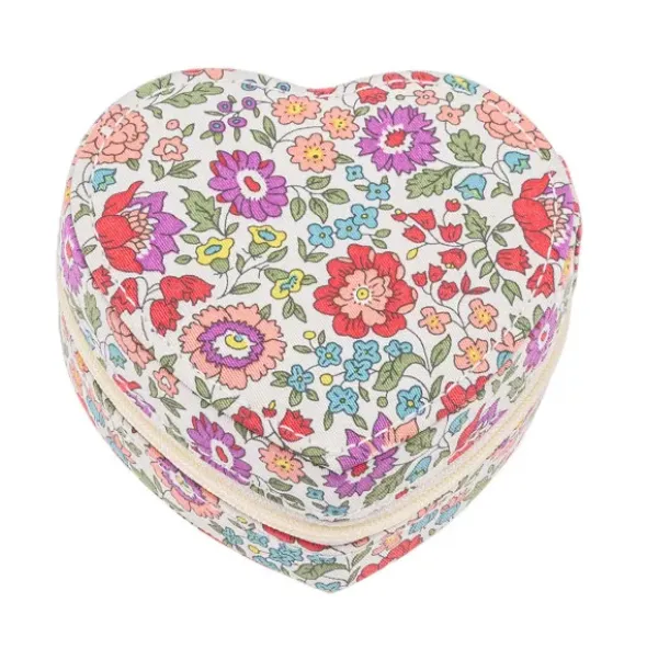 Schmuckbox Liberty Herz 9,5 cm, Danjo bunt