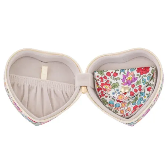 Schmuckbox Liberty Herz 9,5 cm, Danjo bunt