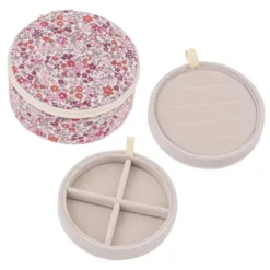 Schmuckbox Liberty rund 11 cm, Ava pink