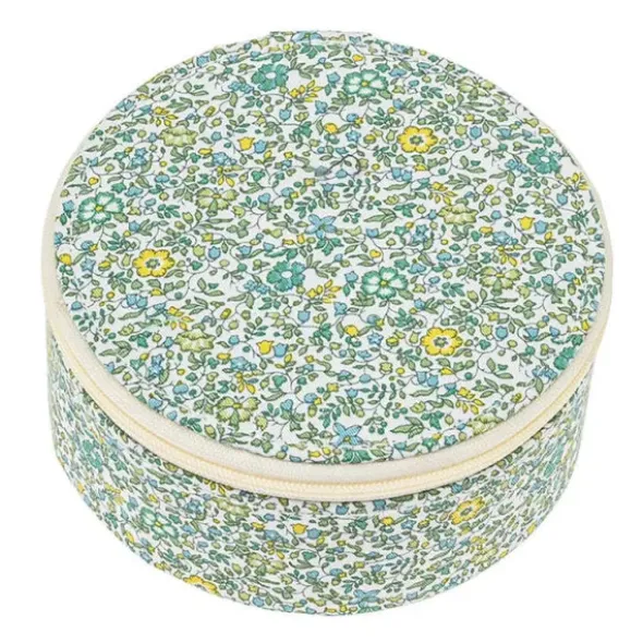 Schmuckbox Liberty rund 11 cm, Katie & Millie grün