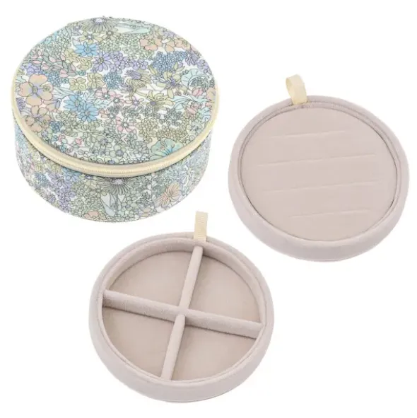Schmuckbox Liberty rund 11 cm, Margaret Annie Pastel