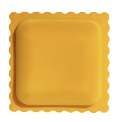 Schmuckbox Ravioli mit Samtbezug in gelb