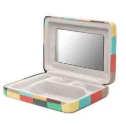 Schmucketui - Mini Schmuckbox bunt, kariert