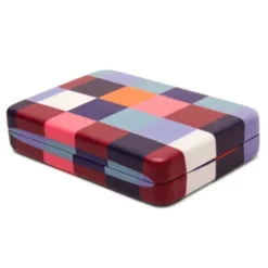 Schmucketui - Mini Schmuckbox bunt, kariert