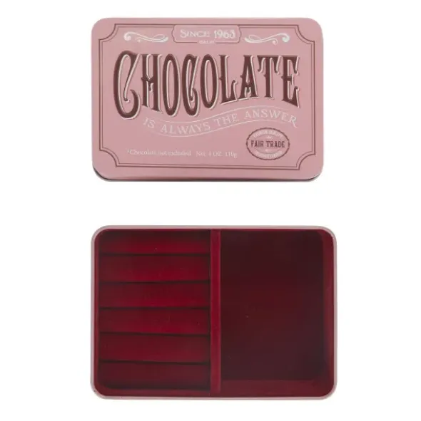 Schmuckkästchen CHOCOLATE - Metalldose zur Schmuckaufbewahrung
