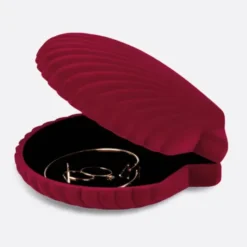 Schmuckschatulle Muschel - Shell Venus, rot
