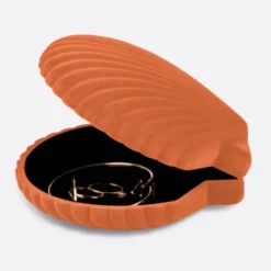 Schmuckschatulle Muschel - Shell Venus, orange