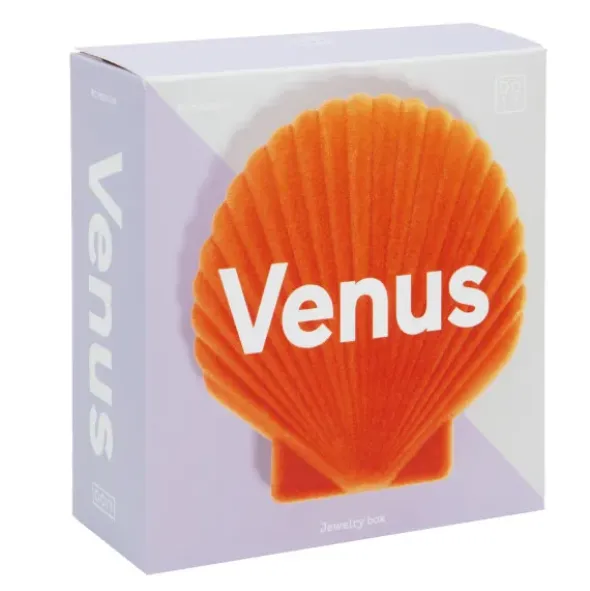 Schmuckschatulle Muschel - Shell Venus, orange