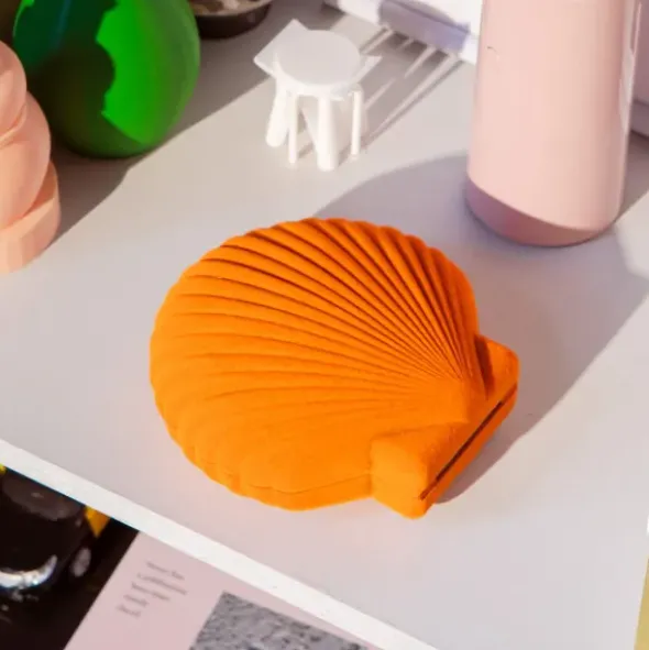 Schmuckschatulle Muschel - Shell Venus, orange