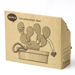 Schmuckständer mit Aufbewahrungsbehälter Kaktus - Caccessories Tray