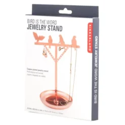 Schmuckständer Vögel - Jewelry Birds, kupfer roségold