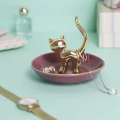 Schmuckteller / Ringhalter Katze