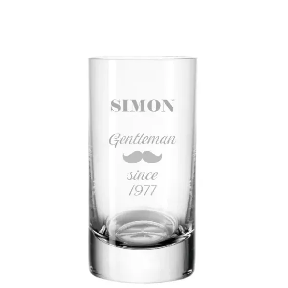 Schnapsglas Gentleman mit Namensgravur & Geburtsjahr