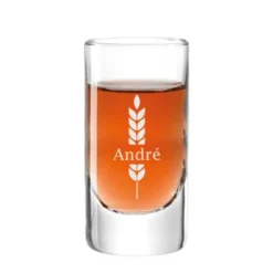 Schnapsglas Ähre mit Namensgravur