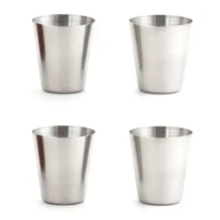 4 Schnapsgläser im Lederetui SHOT GLASSES Set